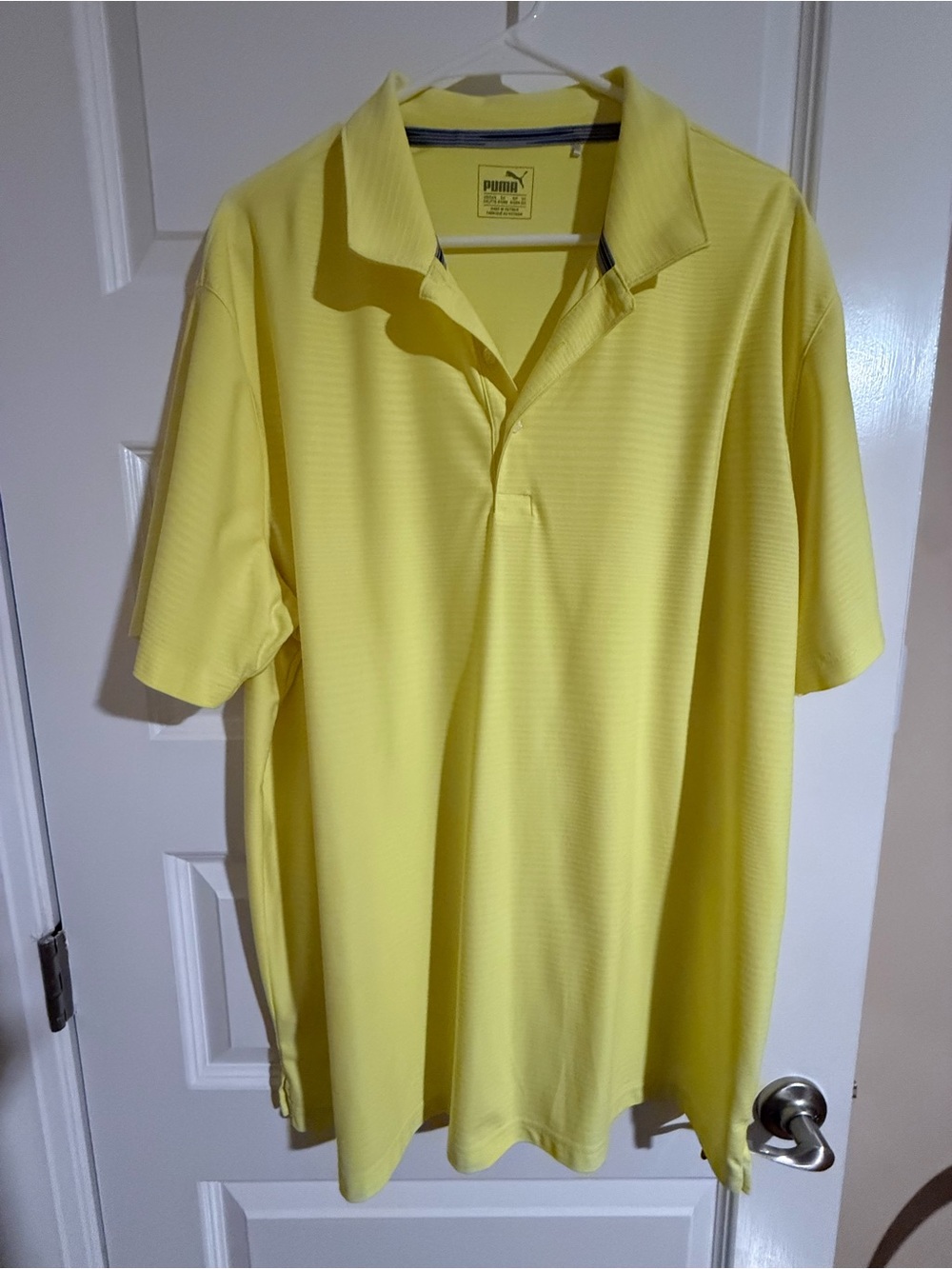 Puma Men’s Bright Yellow Polo Shirt